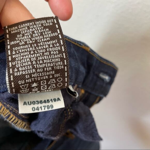 7FAM Kimmie Mid-Rise DIY Cut-off Jean Shorts 26 Jorts - Picture 5 of 5